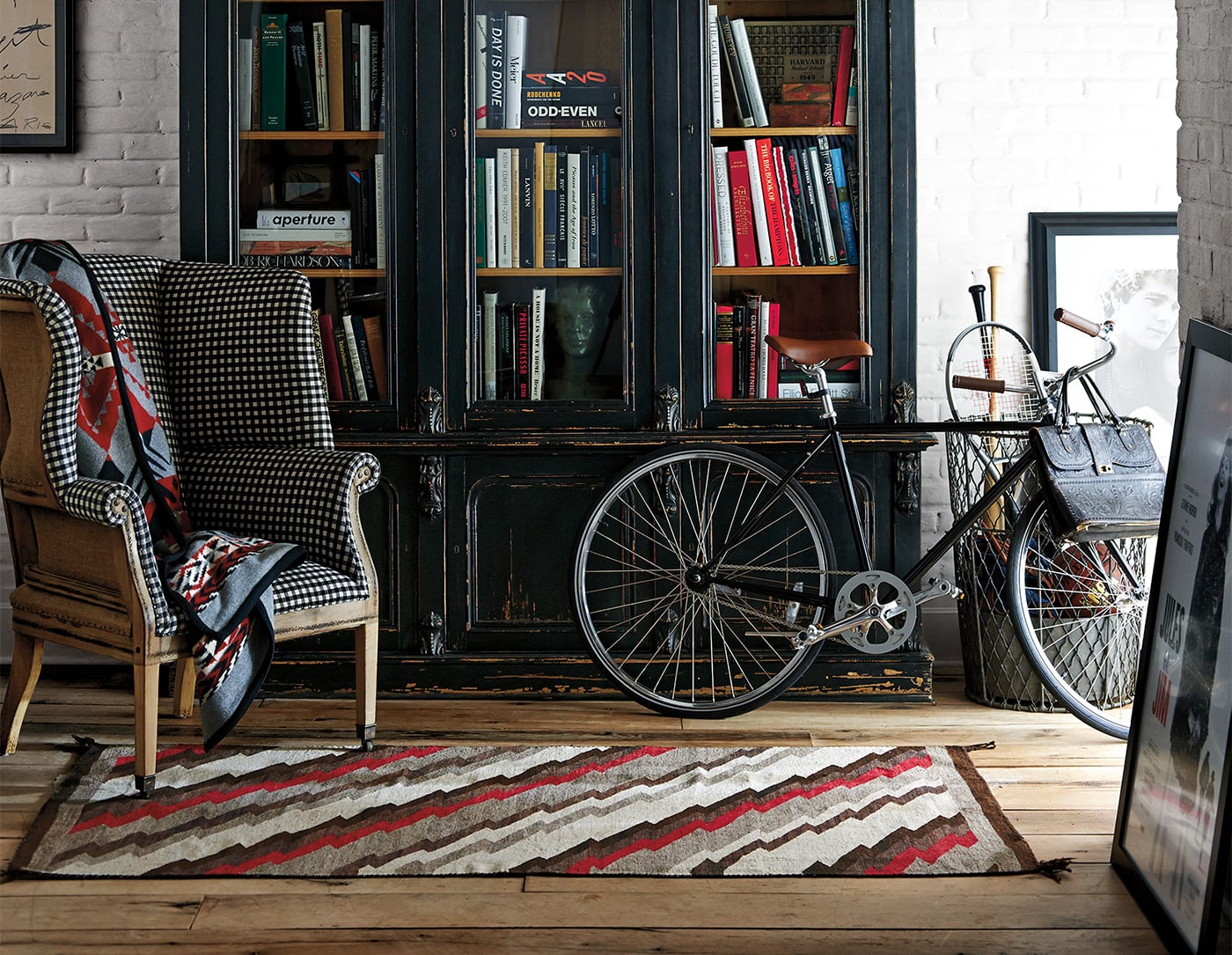                             Uno scenario perfettamente eclettico della collezione Ralph Lauren Home West Village