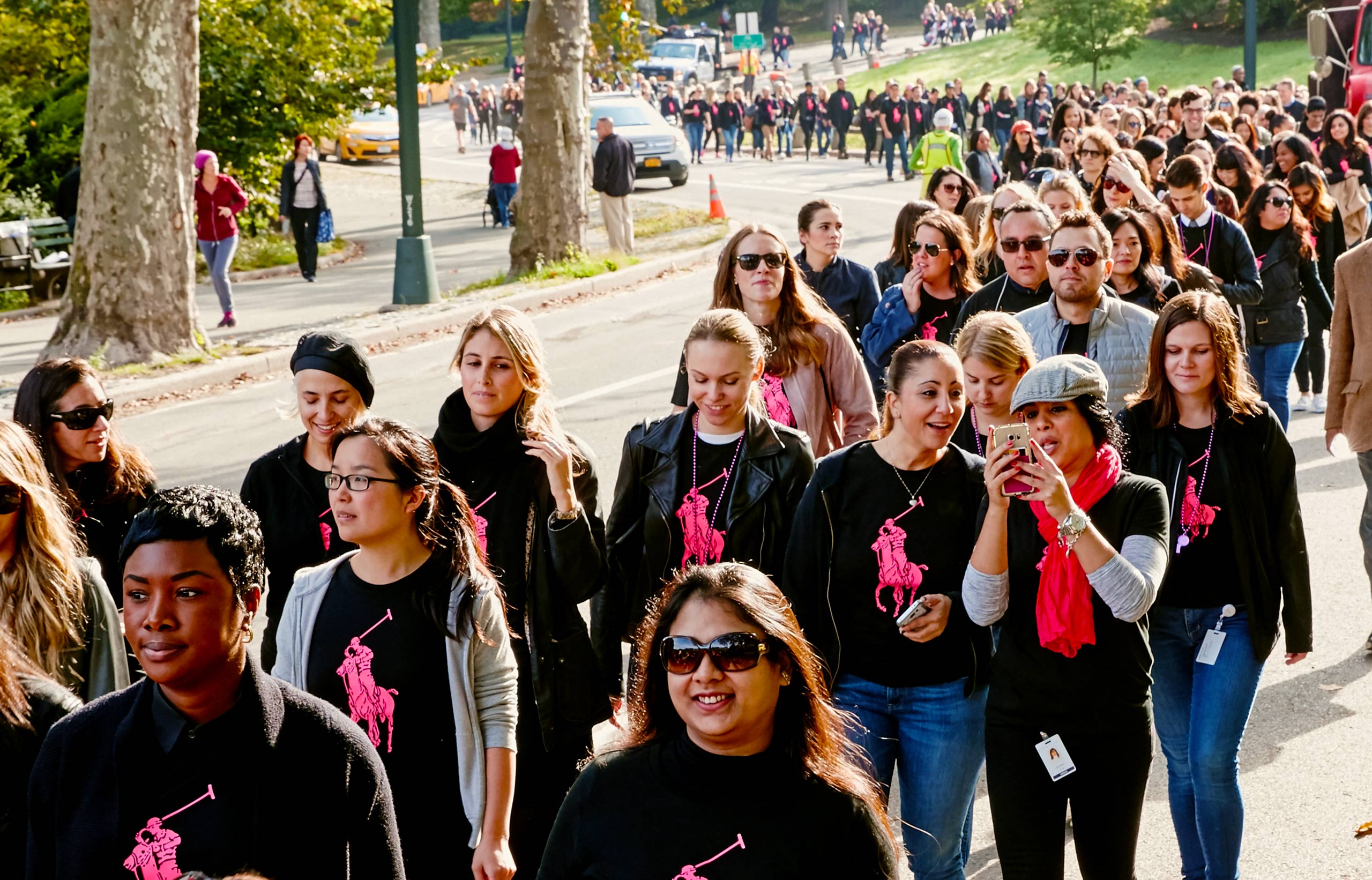 Immagini della marcia Pink Pony 2016 a New York
