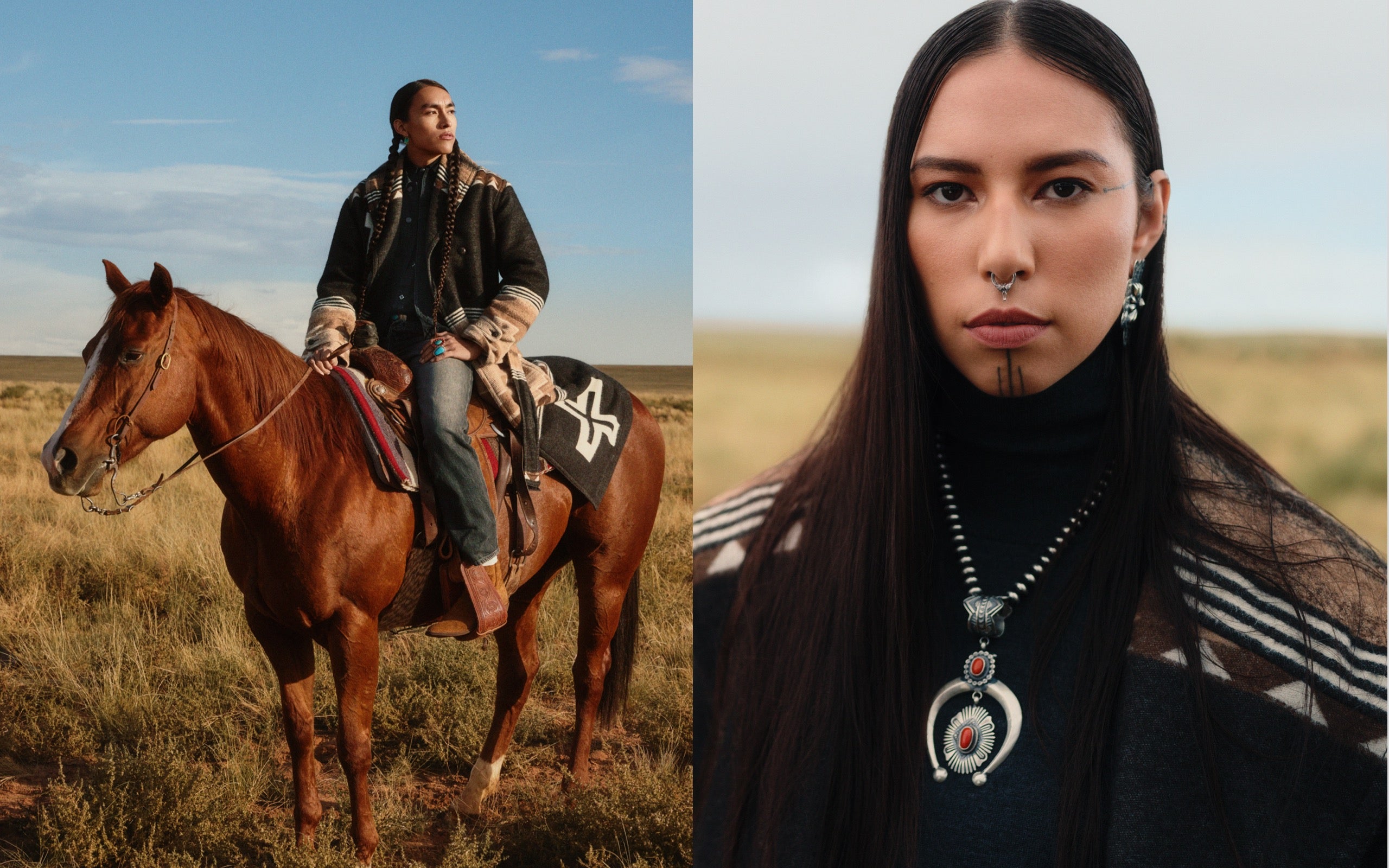  <strong>LOVE OF THE LAND</strong><br/> <span>Polo Ralph Lauren x Naiomi Glasses, la prima collaborazione del programma Artist in Residence di Ralph Lauren, rende omaggio alla tradizione dei Navajo e alle loro secolari tecniche di tessitura</span>  <br/> 