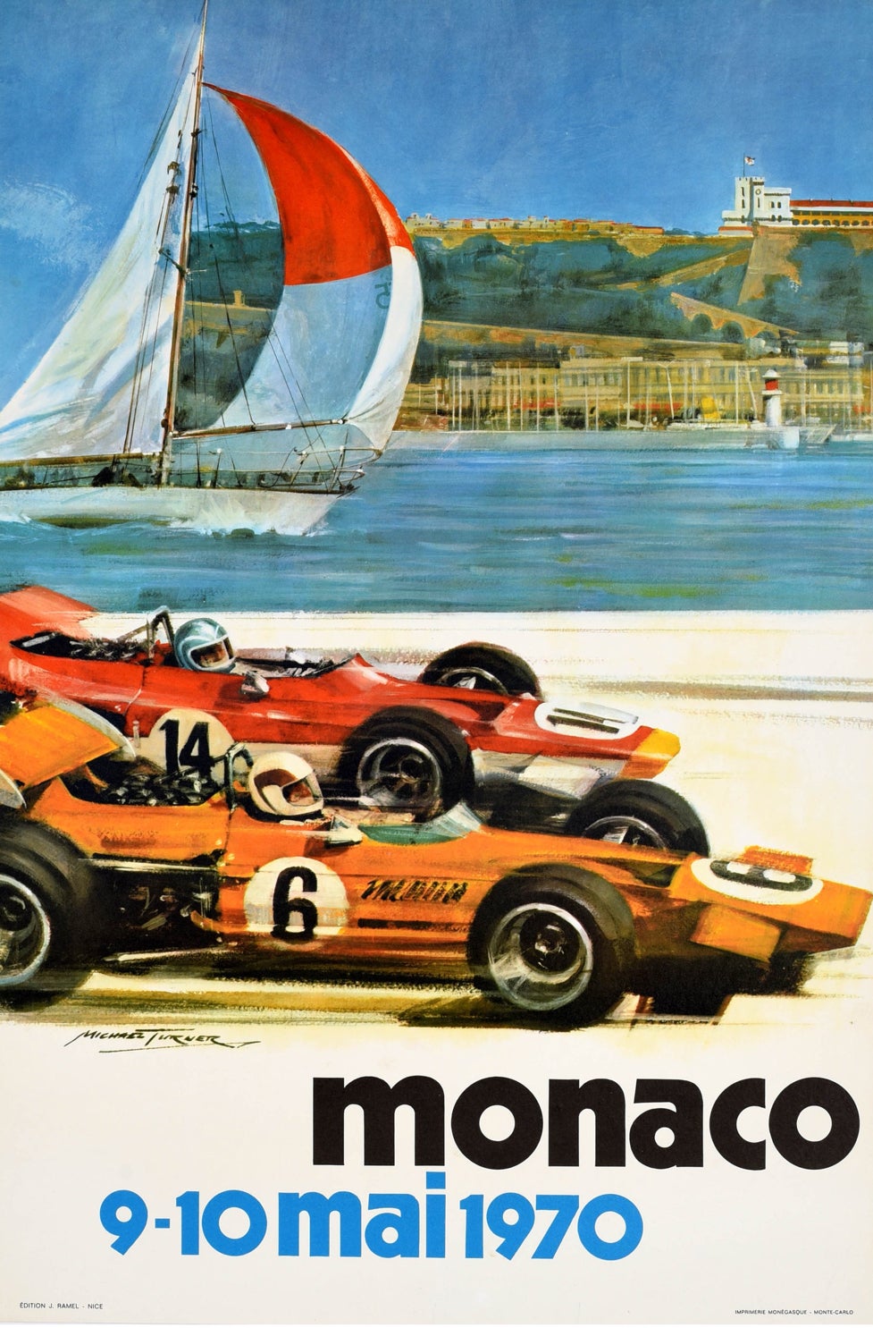 <strong>YACHT ROCK</strong><br/><span>Michael Turner pits a sail boat against two drivers and gives the scene a vibe of suave &rsquo;70s saturation. </span>