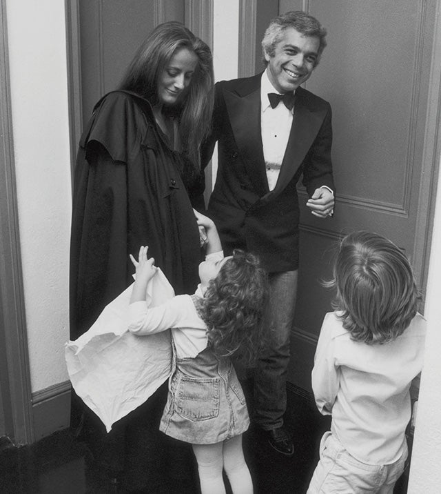 Ralph, Ricky, David e Dylan Lauren a New York, 1977
