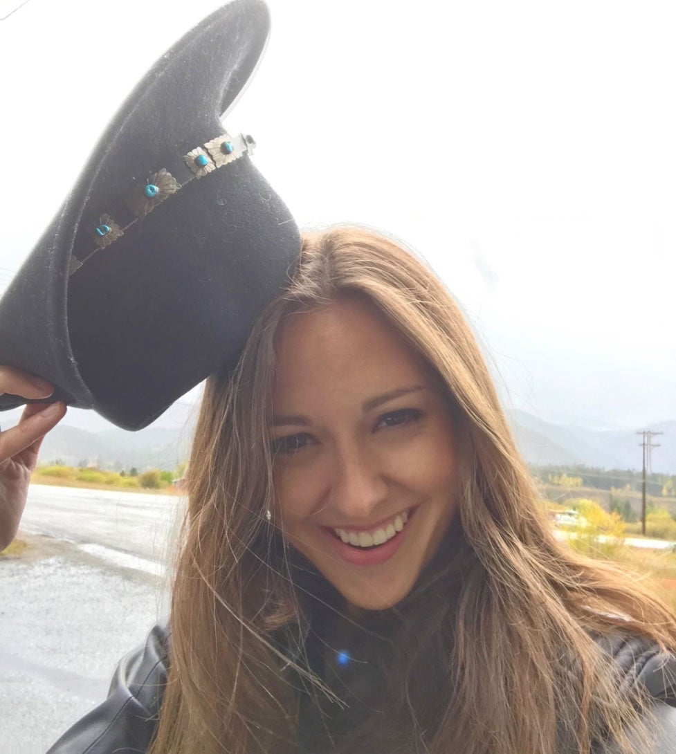 La scrittrice nel Wyoming