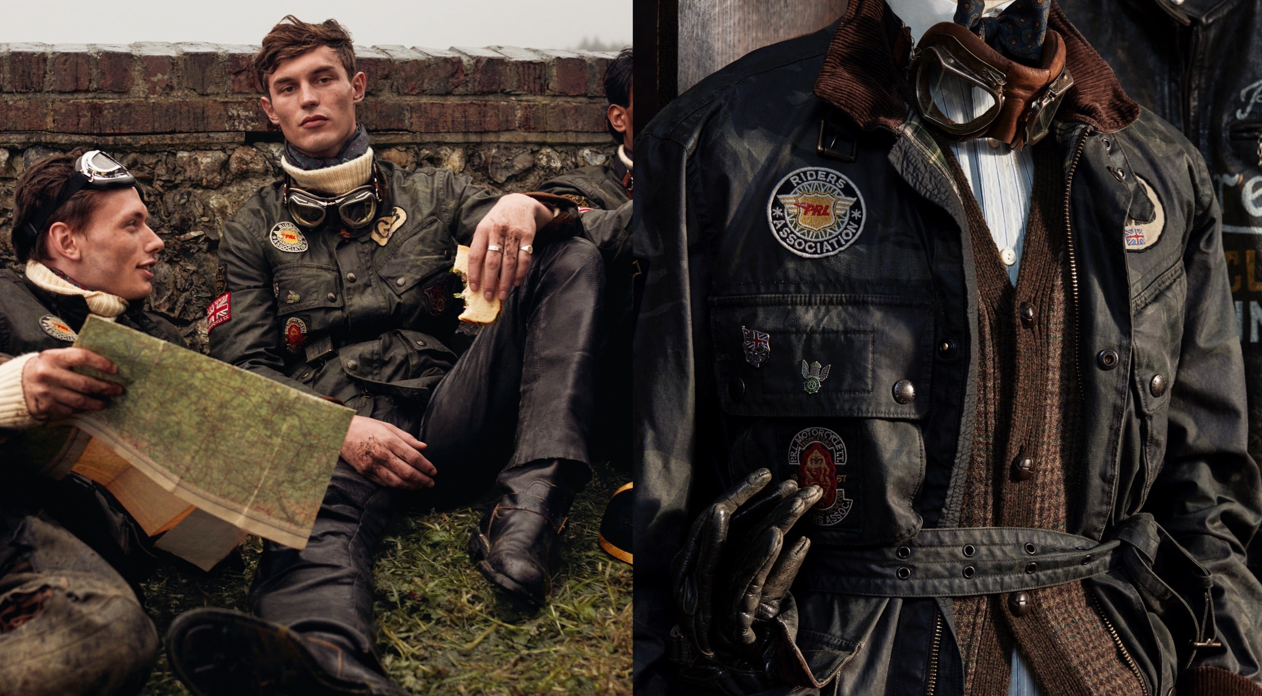 <strong>ON LOCATION</strong><br/><span>This season of Polo Originals, inspired by the golden era of Grand Prix car racing, was photographed at the Goodwood Motor Circuit, which is located in West Sussex, on the 12,000-acre Goodwood Estate. The Circuit has since become known for hosting a number of prestigious motorsport events, including the famous Festival of Speed and Revival.</span> <br/><rlmag_link href="https://www.ralphlauren.it/en/search?cgid=brands-prl-tough-and-refined-cg"><button class="shop-collection">Shop the Story</button></rlmag_link>