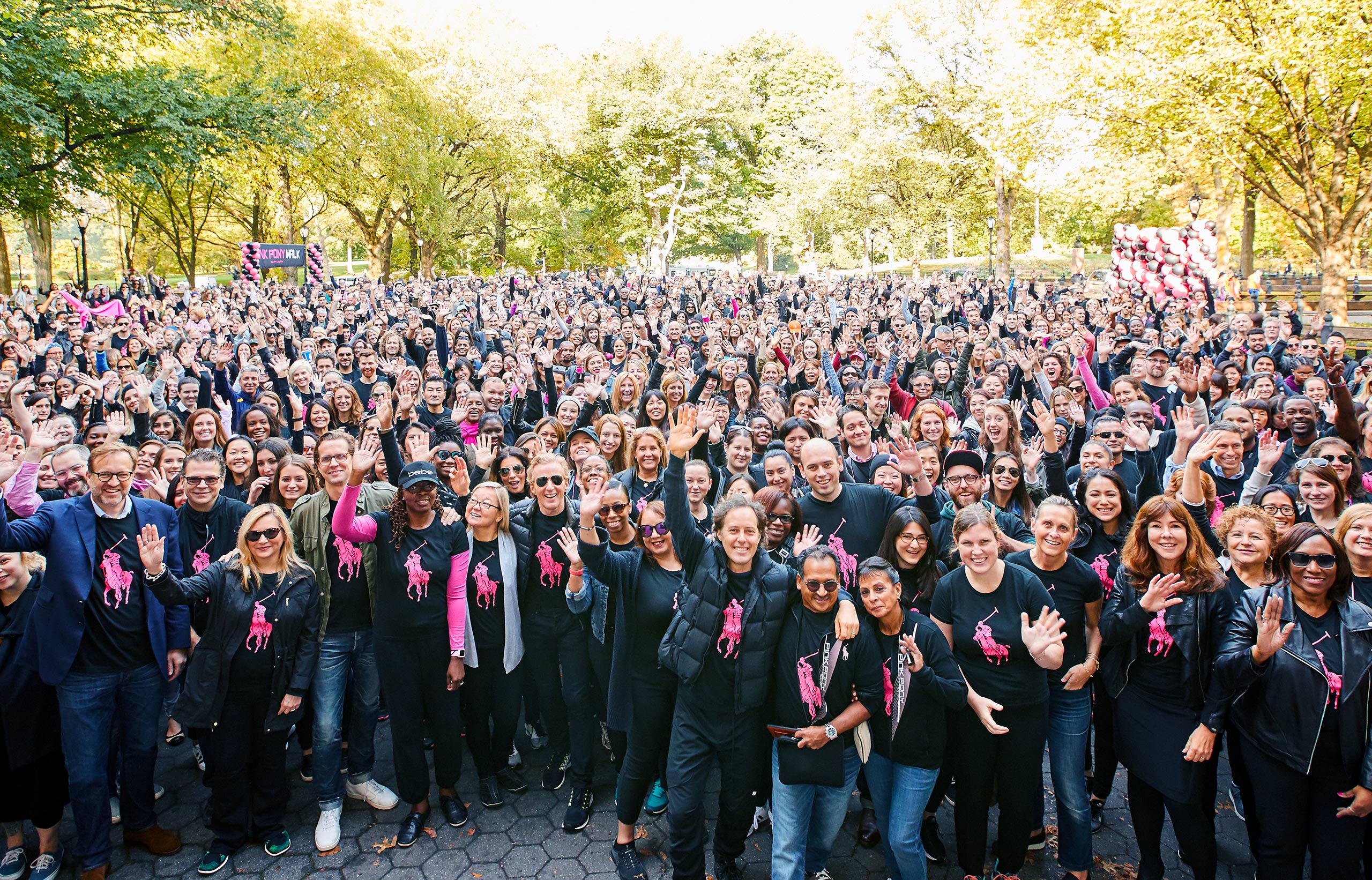 Immagini della marcia Pink Pony 2016 a New York