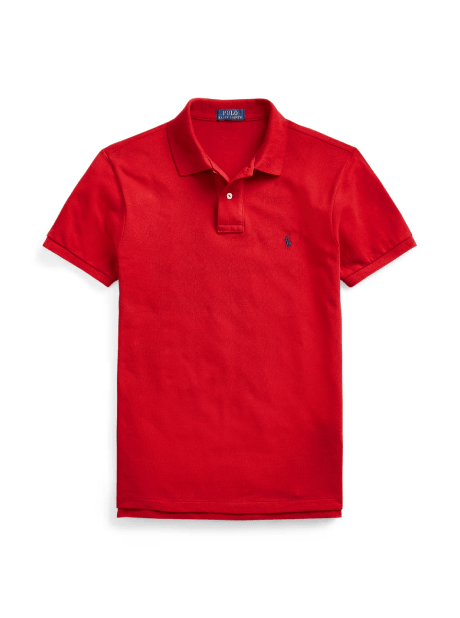 Slim Fit Mesh Polo Shirt