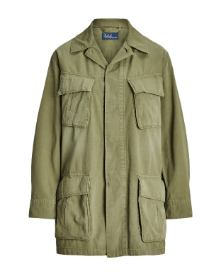 Cotton Canvas Utility Jacket 