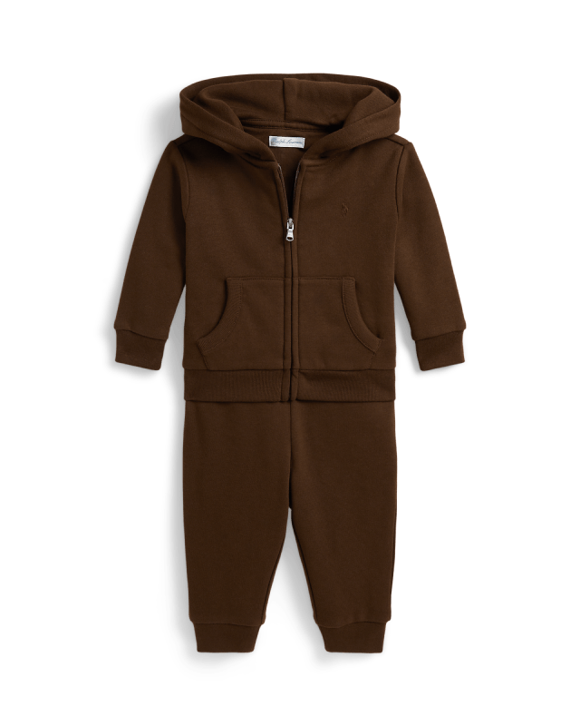 Fleece Full-Zip Hoodie and Trousers