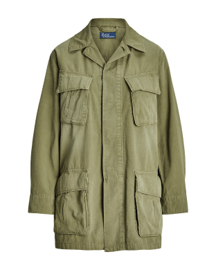 Cotton Canvas Utility Jacket 