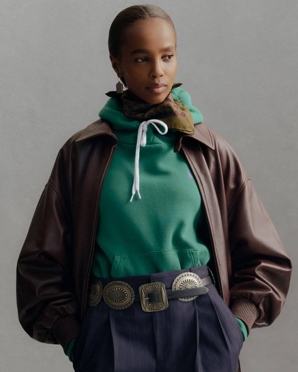 Leather Bubble Zip Jacket