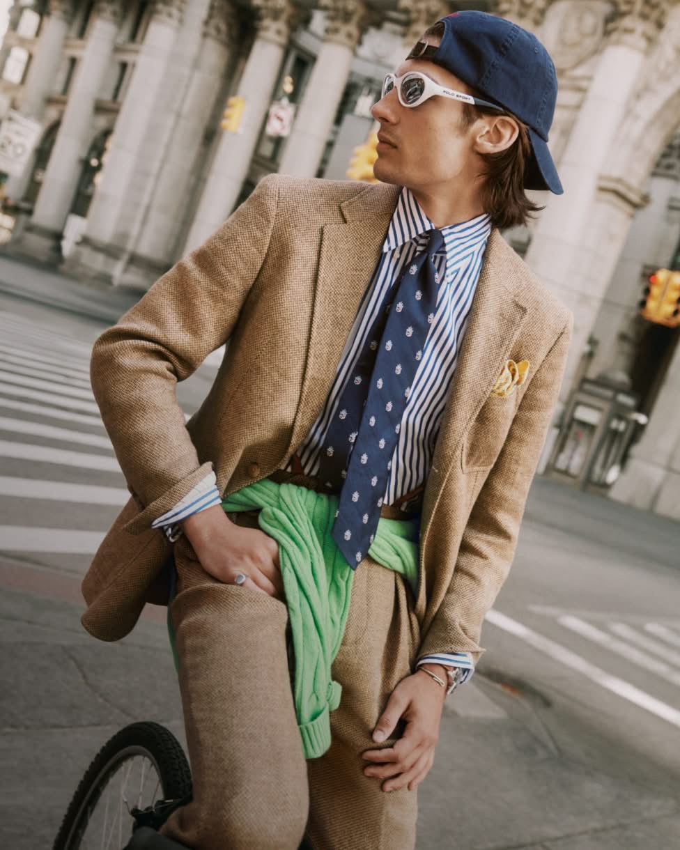 Giacca Polo in tweed estivo Tailored-Fit