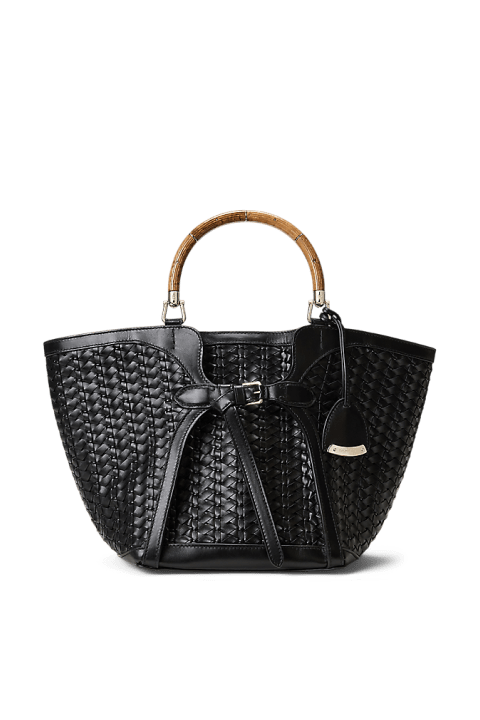Tote Ralph in pelle intrecciata