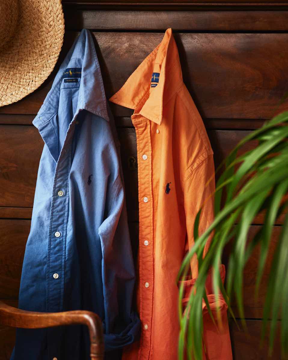 Camicia Oxford tinta in capo Slim-Fit