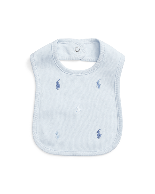 Bavaglino in interlock con pony Polo