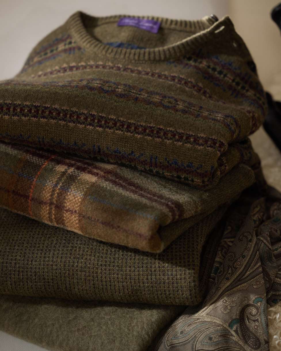 Maglia in cashmere e lana Fair Isle