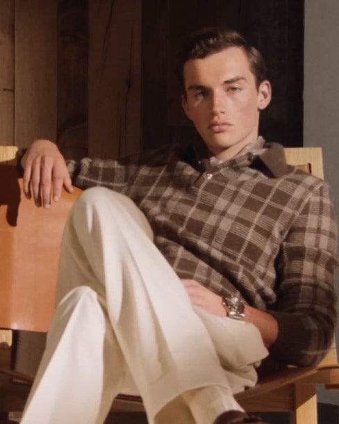 Maglia scozzese in cashmere