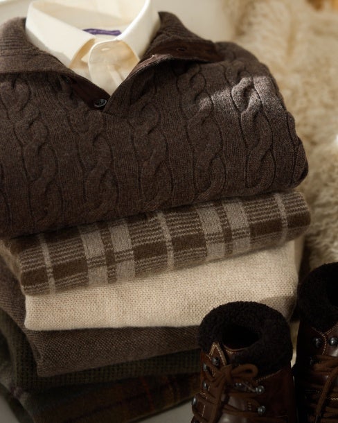 Maglia in cashmere con collo a lupetto