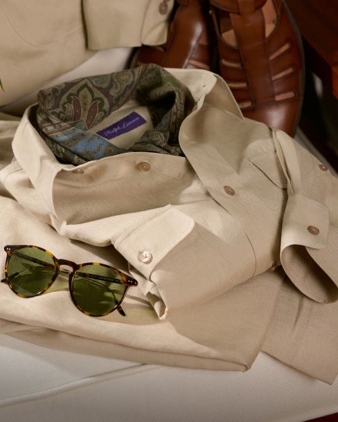Camicia in cotone e cashmere