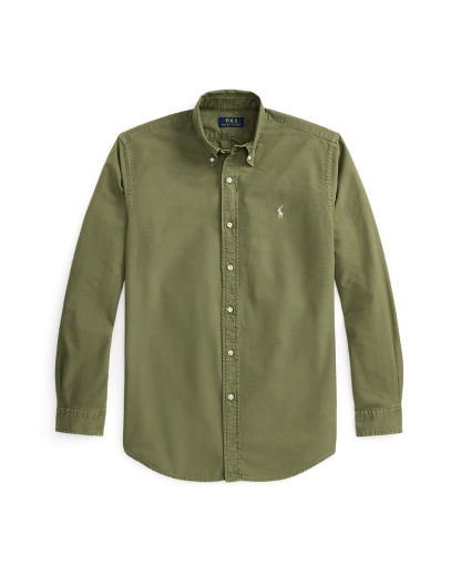Camicia Oxford tinta in capo Custom-Fit