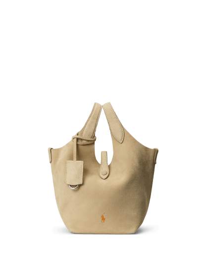 Tote Polo Play piccola in camoscio