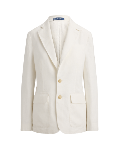 Blazer monopetto in lino