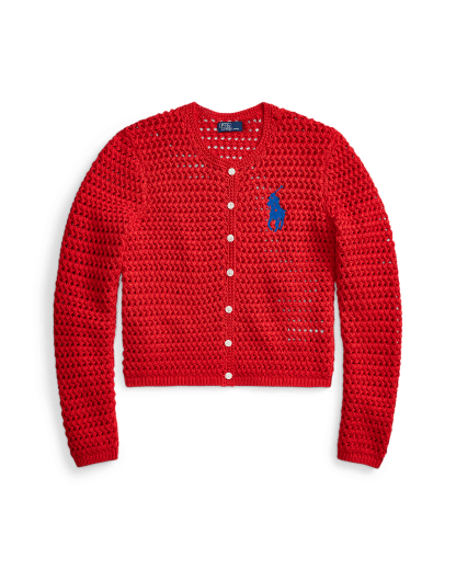 Cardigan Big Pony in cotone