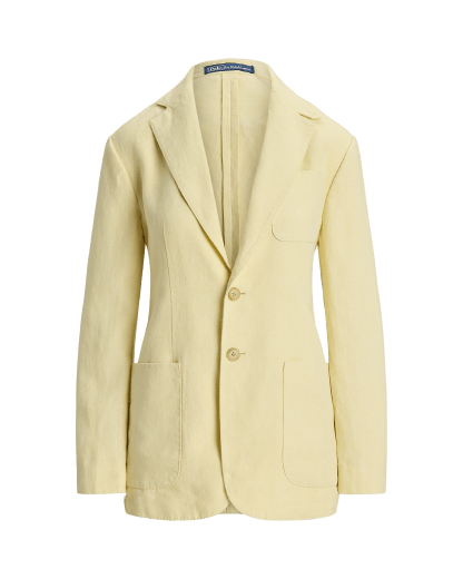 Blazer monopetto in lino