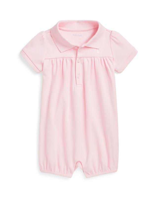 Tutina a pantaloncino polo in cotone