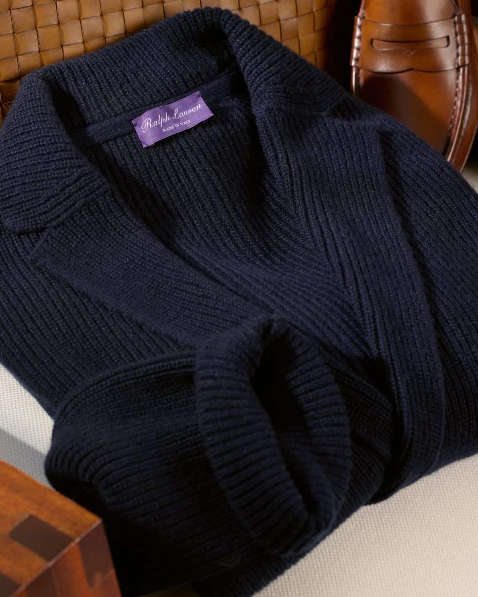Cardigan a blazer in cashmere