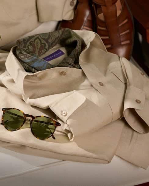 Camicia in cotone e cashmere