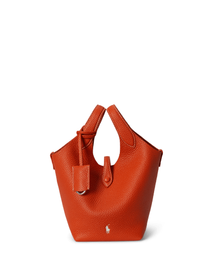 Tote Polo Play piccola in pelle