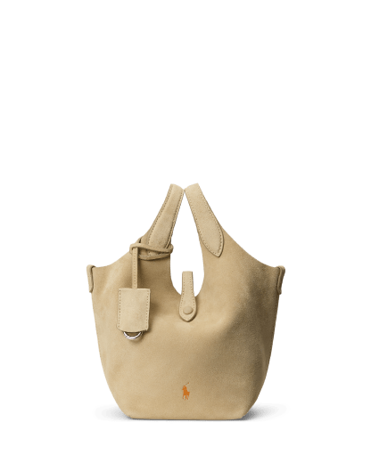 Tote Polo Play piccola in camoscio
