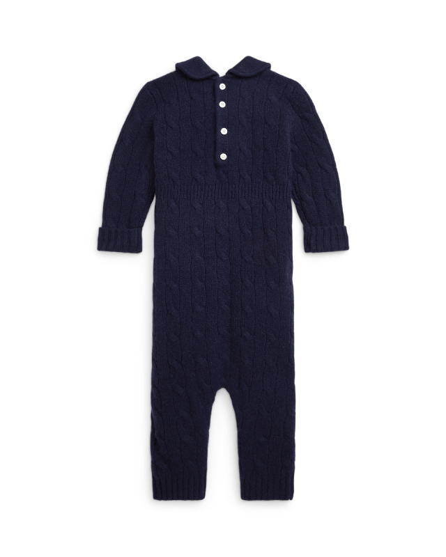 Tutina in cashmere a trecce