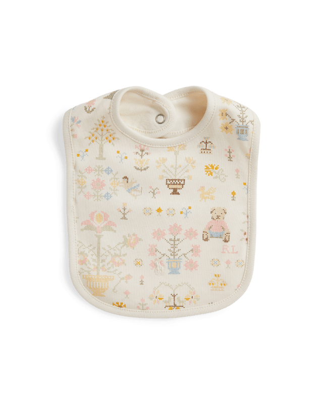 Bavaglino Polo Bear in interlock