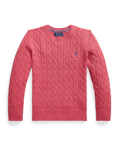Maglia in cotone a trecce