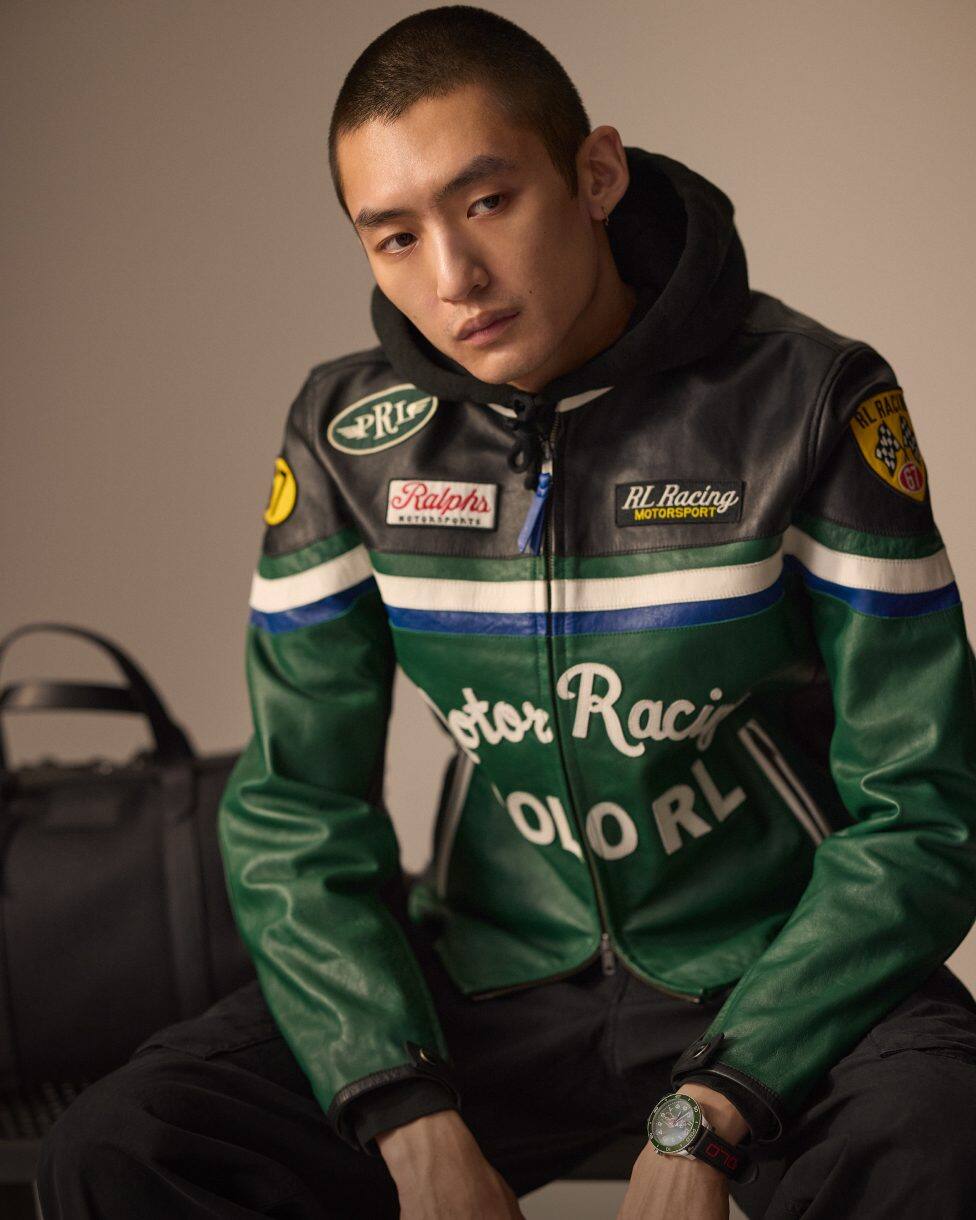 Giacca café racer in pelle