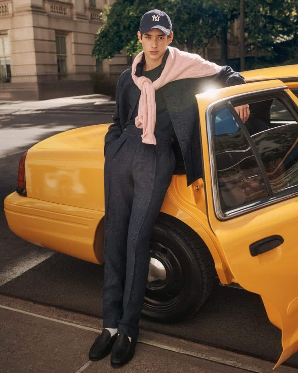 L’iconica maglia in cashmere a trecce