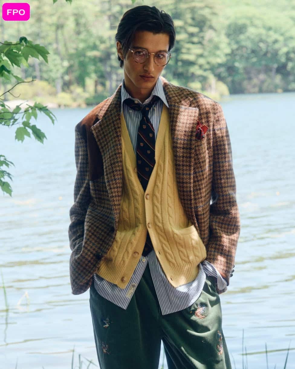 Camicia in popeline a righe Classic-Fit