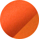 Swatch of orange Pima Soft-Touch fabric