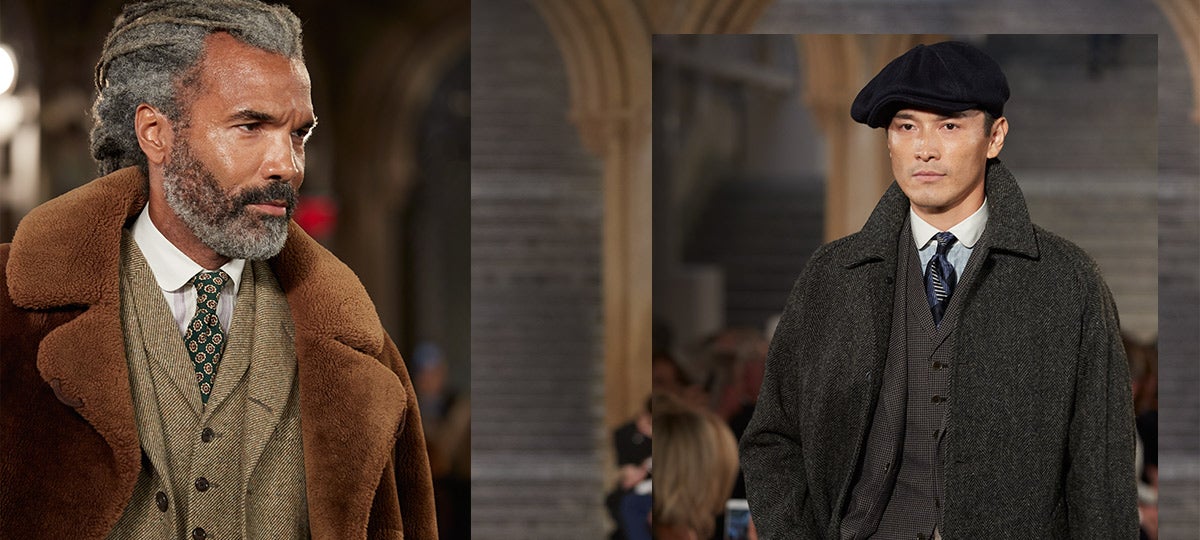 Models in 50th Anniversary runway looks