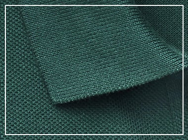 Close-up of Polo shirt collar