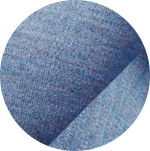 Swatch of light blue featherweight mesh fabric